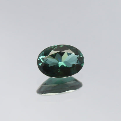 Natural Indicolite Tourmaline 0.61 Carat 6.7x4.7 MM 0val Faceted Gemstone