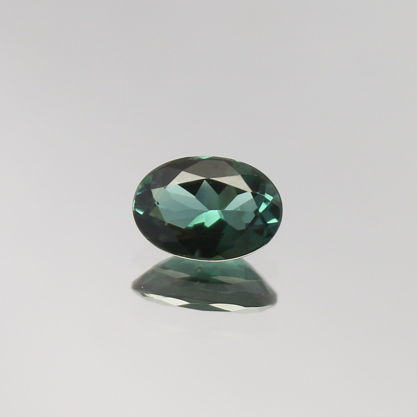 Natural Indicolite Tourmaline 0.61 Carat 6.7x4.7 MM 0val Faceted Gemstone