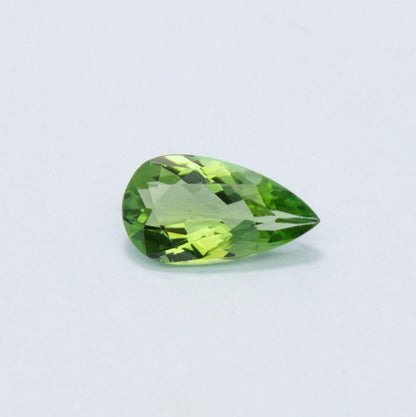 Natural Green Tourmaline 1.46 Carat 11x6 MM Pear Shape Faceted Gemstone