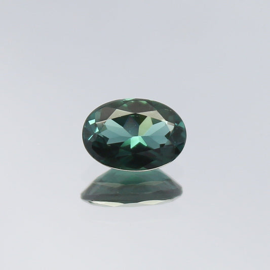 Natural Indicolite Tourmaline 0.61 Carat 6.7x4.7 MM 0val Faceted Gemstone