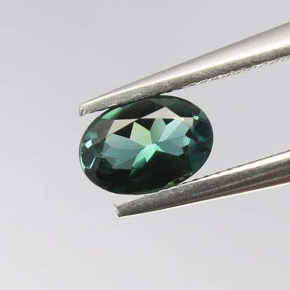 Natural Indicolite Tourmaline 0.61 Carat 6.7x4.7 MM 0val Faceted Gemstone