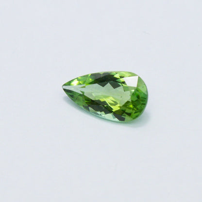 Natural Green Tourmaline 1.46 Carat 11x6 MM Pear Shape Faceted Gemstone