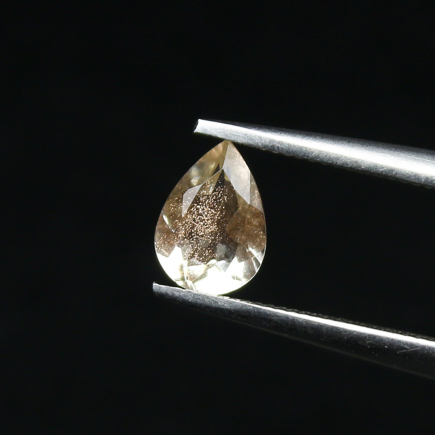 Natural Oregon Sunstone 0.54 Carat 7x5 MM Pear Shape Faceted Gemstone