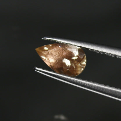 Natural Oregon Sunstone 0.72 Carat 8x5 MM Pear Shape Faceted Gemstone