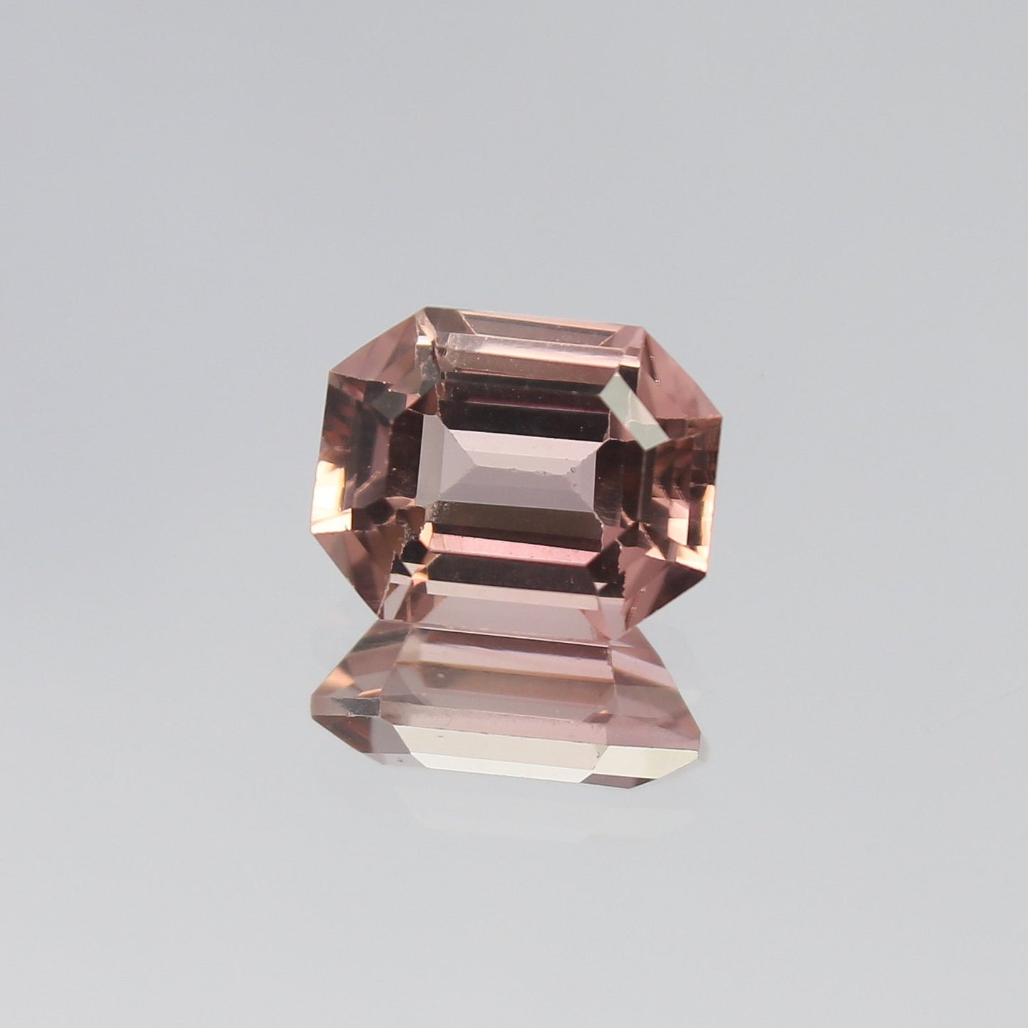 Natural Pink Tourmaline 1.75 Carat 8.1x6.4 MM Octagon Shape Faceted gemstone