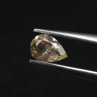 Natural Oregon Sunstone 0.54 Carat 7x5 MM Pear Shape Faceted Gemstone