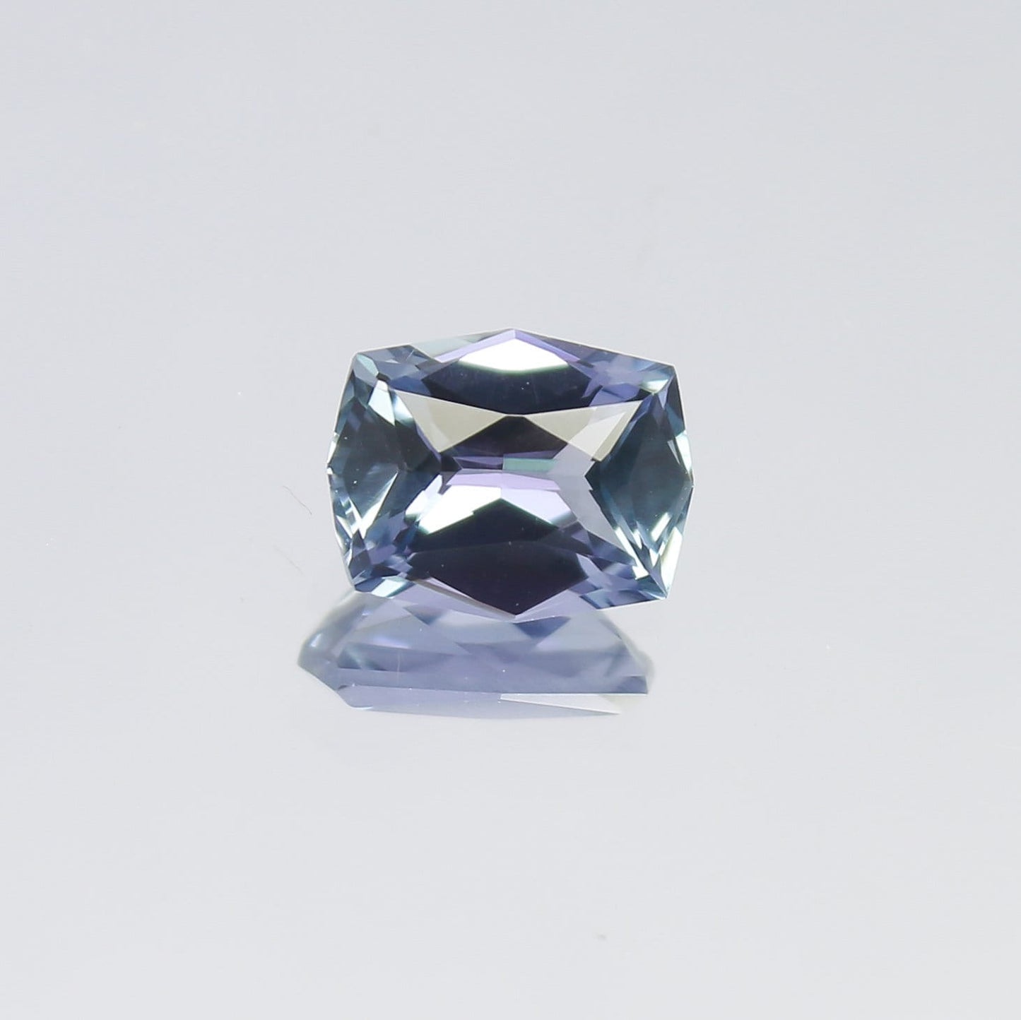 Natural Bi-Color Tanzanite 1.10 Carat 7.3x5.8 MM Fancy Shape Faceted Gemstone