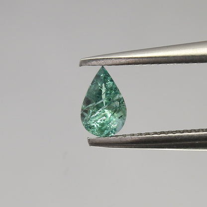 Natural Rare  Kornerupine 0.28 Carat 5.3x3.4 MM Pear Shape Faceted Gemstone