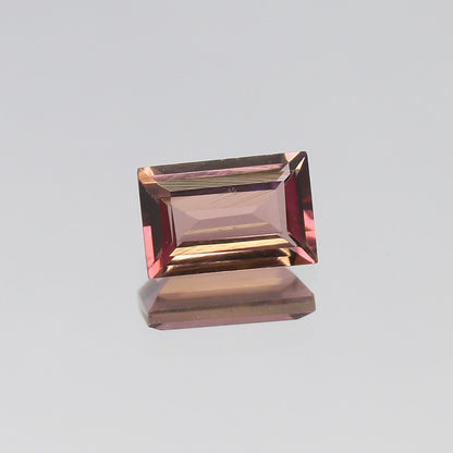 Natural Pink Tourmaline 0.94 Carat 7.2x4.8 MM Baguette Shape Faceted Gemstone October Birthstone