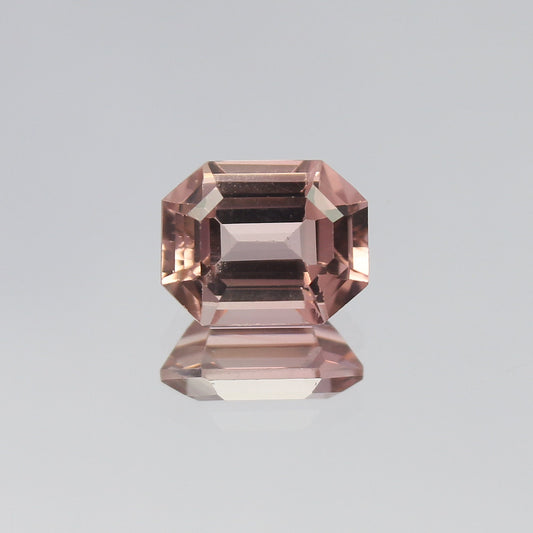 Natural Pink Tourmaline 1.75 Carat 8.1x6.4 MM Octagon Shape Faceted gemstone