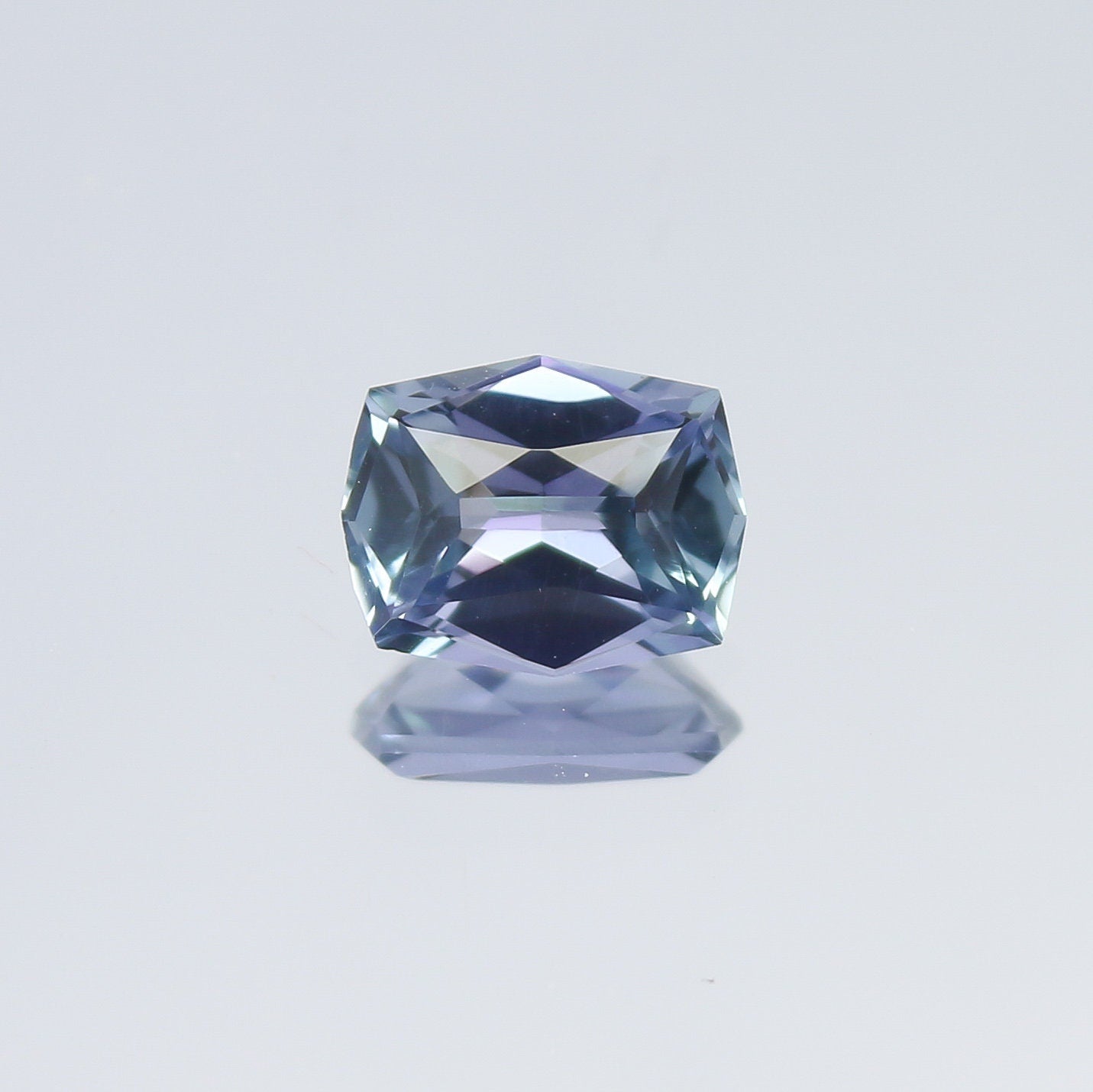 Natural Bi-Color Tanzanite 1.10 Carat 7.3x5.8 MM Fancy Shape Faceted Gemstone