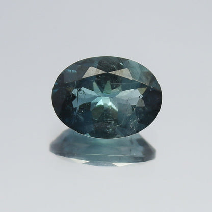 Natural Indicolite Tourmaline 1.11 Carat 8x6 MM 0val Faceted Gemstone