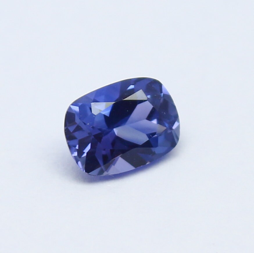 Natural Unheated Umba Sapphire Stepcut 0.64 Carat 5.8x4.2 MM Cushion Shape Faceted Gemstone Stepcut