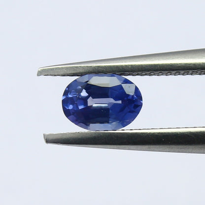 Natural Unheated Umba Sapphire 0.43 Carat 5.4x4 MM Oval Shape Faceted Gemstone Stepcut