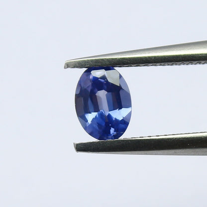 Natural Unheated Umba Sapphire 0.43 Carat 5.4x4 MM Oval Shape Faceted Gemstone Stepcut