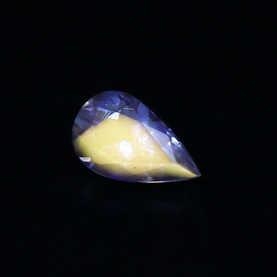 Natural Rare Andesine Labradorite 0.43 Carat 6.5x4 MM Pear Shape Faceted Gemstone