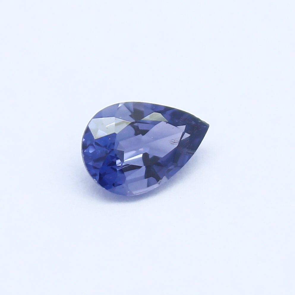 Natural Unheated Umba Sapphire  0.41 Carat 5.7x3.9 MM Pear Shape Faceted Gemstone Stepcut