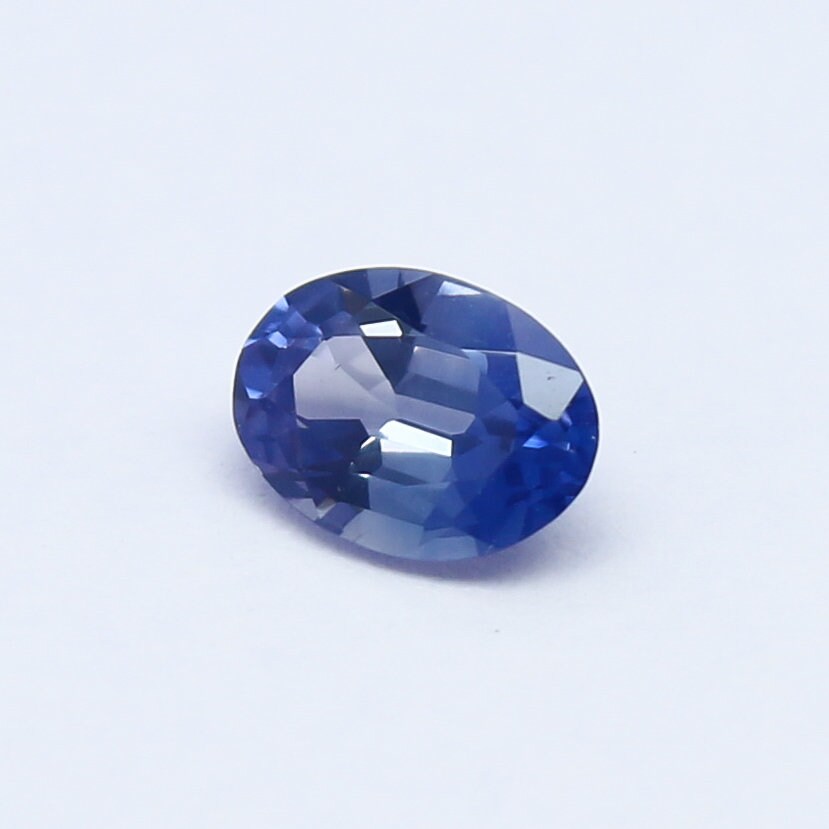 Natural Unheated Umba Sapphire 0.43 Carat 5.4x4 MM Oval Shape Faceted Gemstone Stepcut