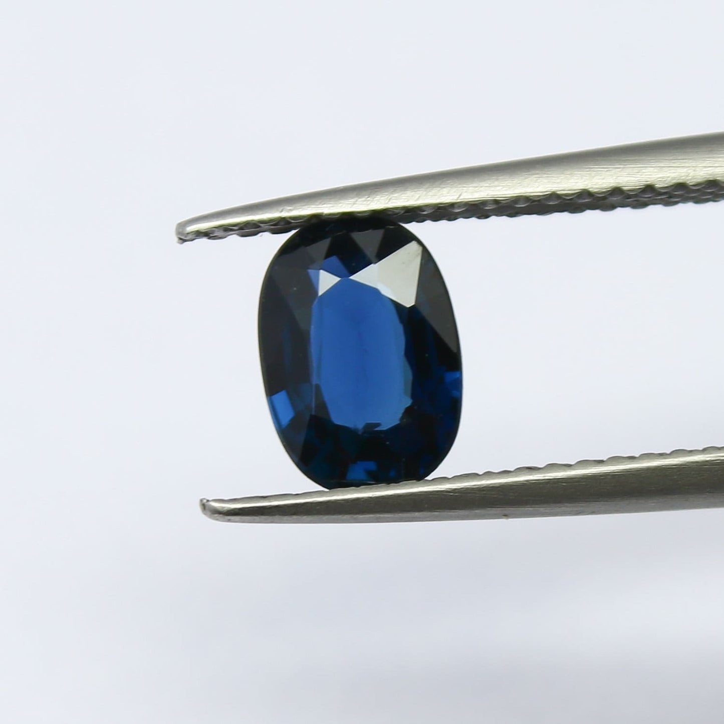 Natural Unheated Teal Blue Sapphire 1.12 Carat 7.6x5.4 MM Cushion Shape Faceted Gemstone