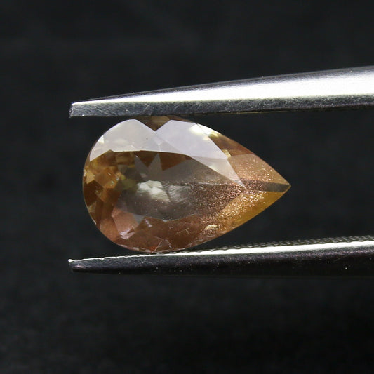 Natural Oregon Sunstone 0.94 Carat 9x6 MM Pear Shape Faceted Gemstone