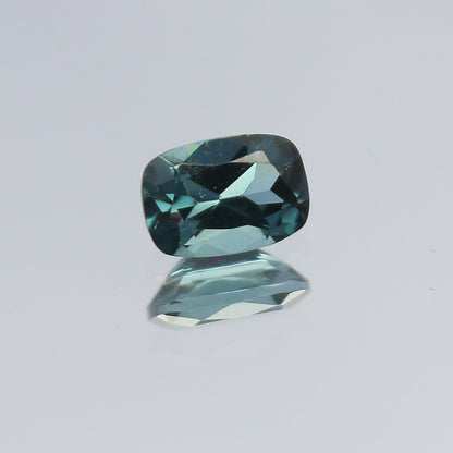 Natural Indicolite Tourmaline 0.92 Carat 5.5x4 MM Cushion Shape Faceted Gemstone