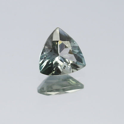 Natural Bi-Color Zoisite Tanzanite 0.39 Carat 4.9x4.9 MM Trillion Shape Faceted Gemstone