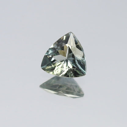 Natural Bi-Color Zoisite Tanzanite 0.39 Carat 4.9x4.9 MM Trillion Shape Faceted Gemstone