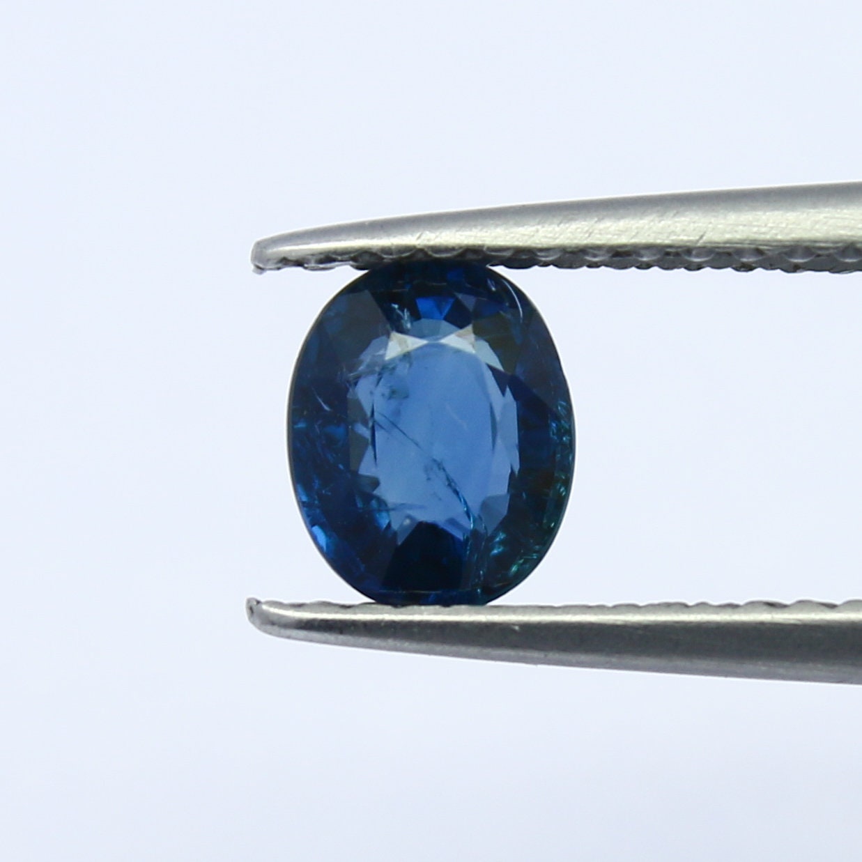 Natural Blue Sapphire 0.83 Carat 6x4.9 MM Oval Shape Faceted Gemstone