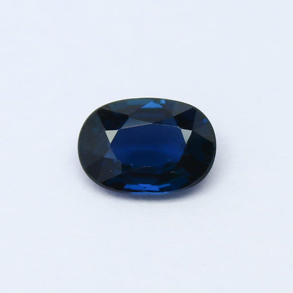 Natural Unheated Teal Blue Sapphire 1.12 Carat 7.6x5.4 MM Cushion Shape Faceted Gemstone