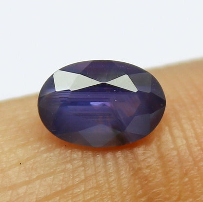 Natural Sapphire 0.73 Carat 6.6x4.5 MM Oval Shape Faceted Gemstone