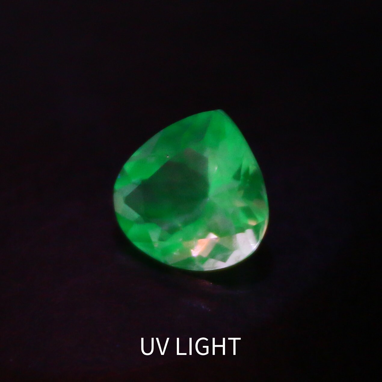 Natural Color Change Rare Hyalite Opal 0.81 Carat 7X7 MM Heart Shape Faceted Gemstone