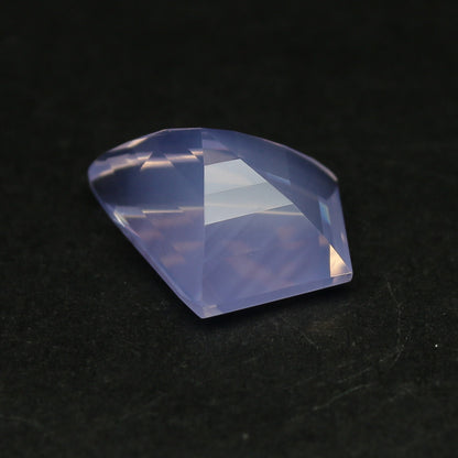 Natural Lavender Quartz 7.73 Carat 17.9x14 MM Fancy Shape Faceted Gemstone