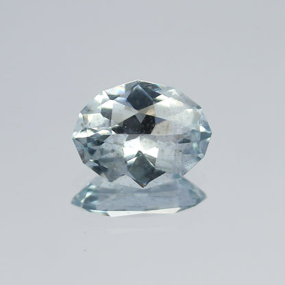 Natural Aquamarine 1.46 Carat 9.6x7.5 MM Fancy Shape Faceted Gemstone