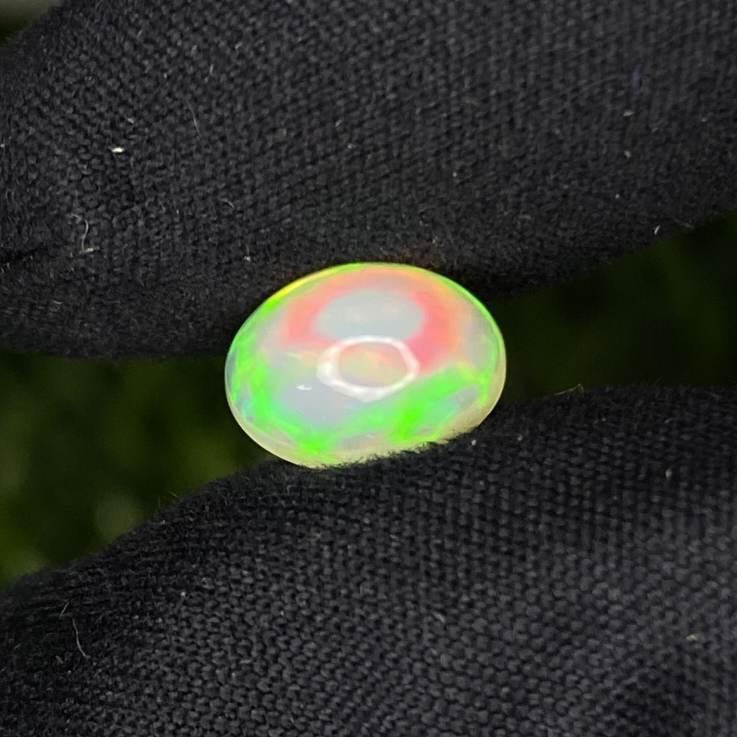 Natural Ethiopian Opal 0.90 Carat 8x6.5 MM Oval Shape Cabochon Gemstone