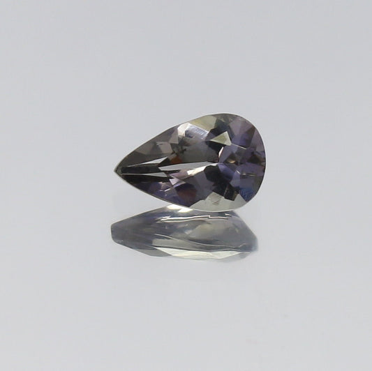 Natural Bi-Color Zoisite Tanzanite 0.42 Carat 6.3x4 MM Pear Shape Faceted Gemstone