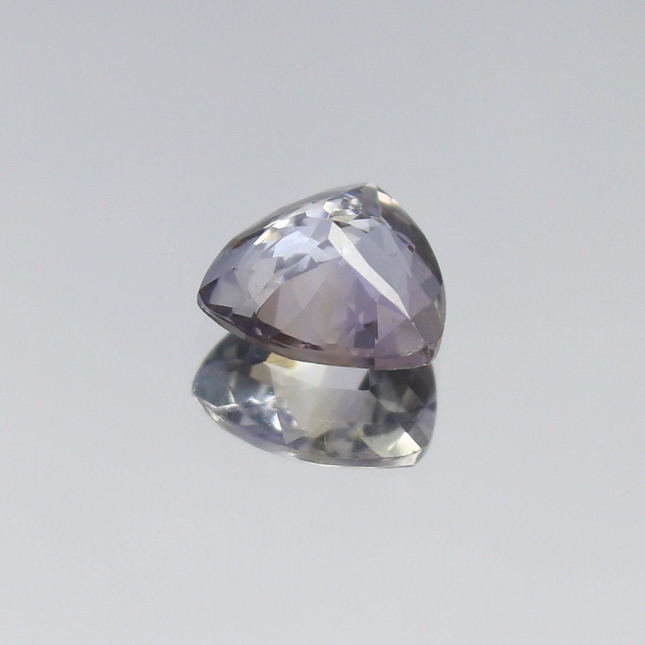 Natural Unheated Bi-Color Tanzanite 1.06 Carat 6.9x6.9 MM Trillion Shape Faceted Gemstone