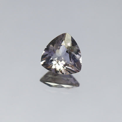 Natural Unheated Bi-Color Tanzanite 1.06 Carat 6.9x6.9 MM Trillion Shape Faceted Gemstone