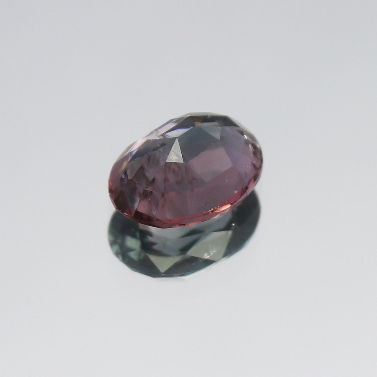 Natural Rare Bi-color Tourmaline Step Cut 1.19 Carat 8x6 MM Oval Shape Faceted Gemstone