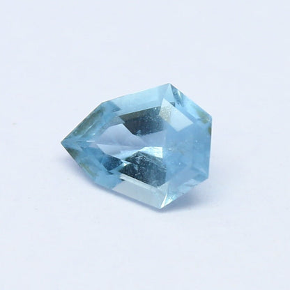 Natural Aquamarine 0.70 Carat 7.6x5.9 MM Fancy Shape Faceted Gemstone