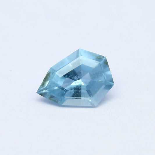 Natural Aquamarine 0.70 Carat 7.6x5.9 MM Fancy Shape Faceted Gemstone