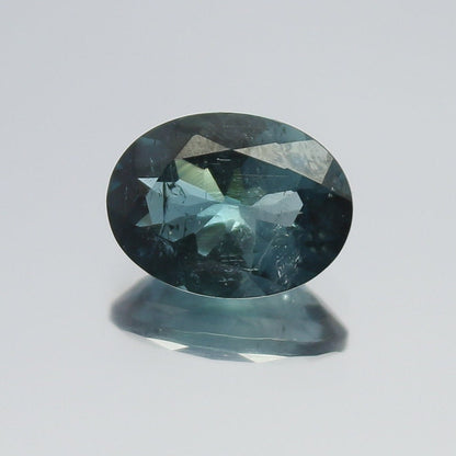 Natural Indicolite Tourmaline 1.11 Carat 8x6 MM 0val Faceted Gemstone