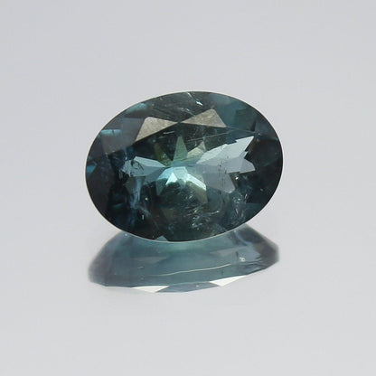 Natural Indicolite Tourmaline 1.11 Carat 8x6 MM 0val Faceted Gemstone