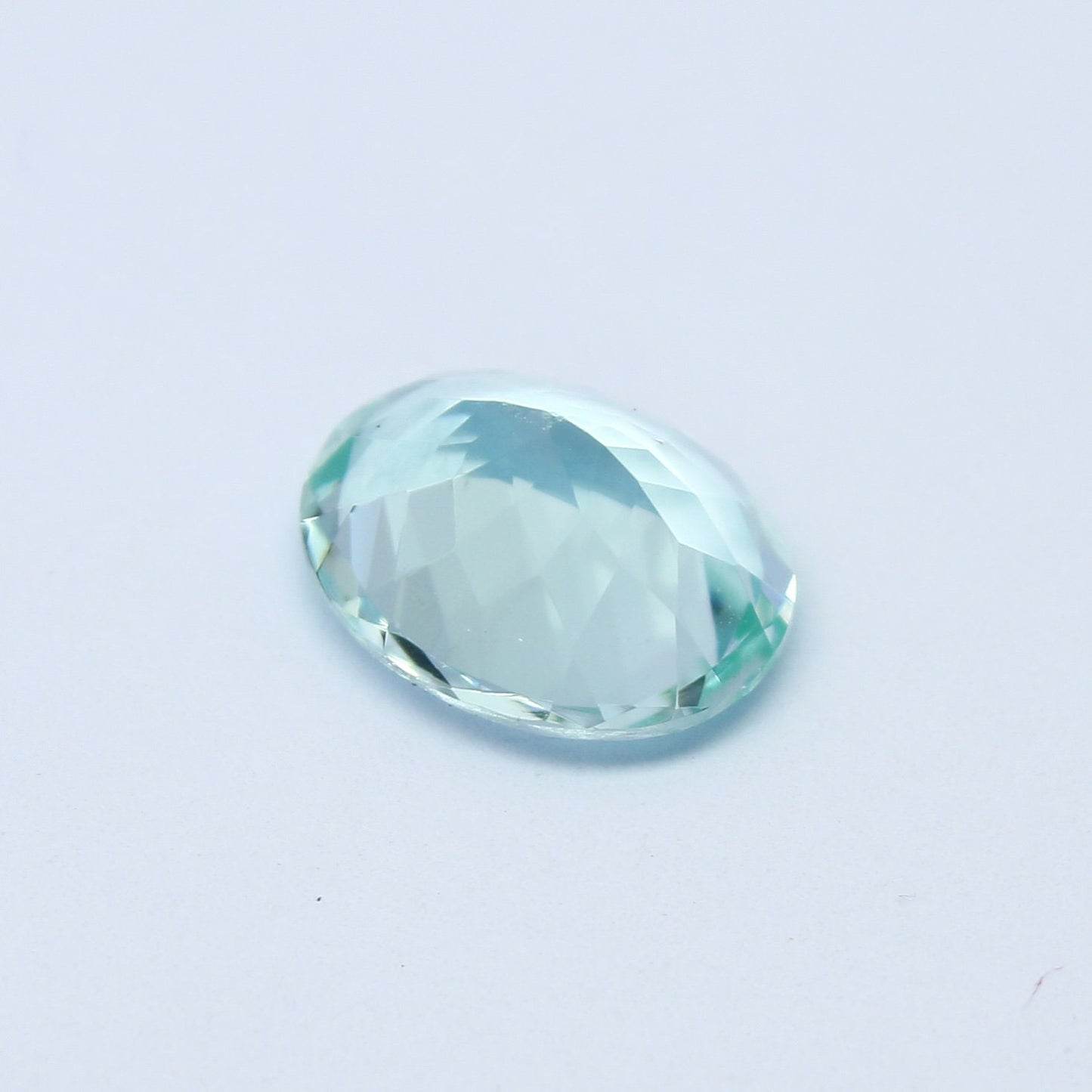 Natural Mint Green Beryl 2.42 Carat 10x8 MM Oval Shape Faceted Gemstone