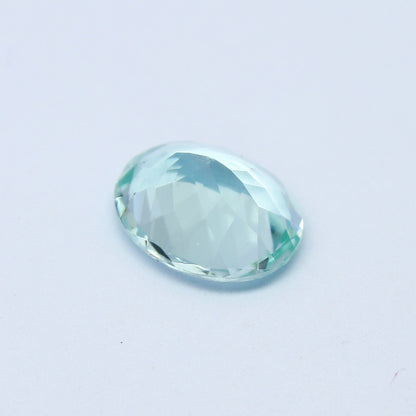 Natural Mint Green Beryl 2.42 Carat 10x8 MM Oval Shape Faceted Gemstone