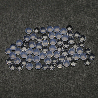 Natural Lavender Quartz 1.5x1.5 MM Round Shape Faceted Gemstone