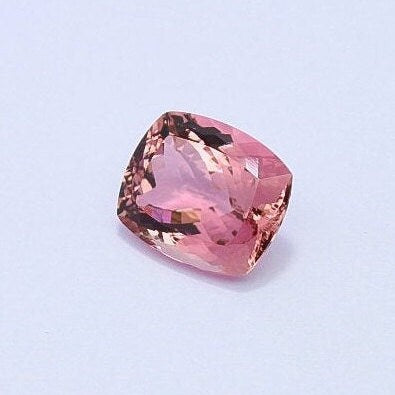 Natural Pink Tourmaline 10.26 Carat 15x12.6 MM Cushion Shape Faceted Gemstone