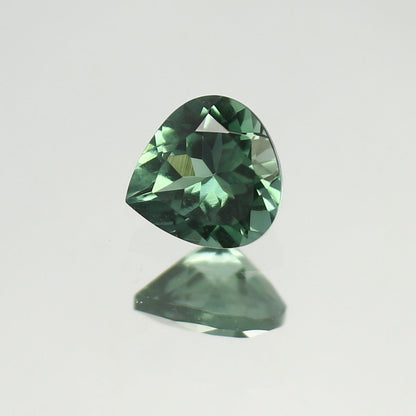 Natural Indicolite Tourmaline 0.79 Carat 6.2x6 MM Heart Shape Faceted Gemstone