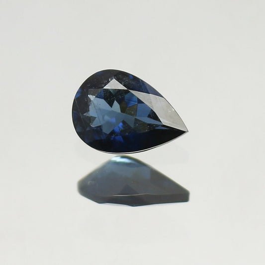 Natural Blue Tourmaline 0.59 Carat 7.1x5 MM Pear Shape Faceted Gemstone