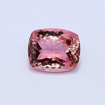 Natural Pink Tourmaline 10.26 Carat 15x12.6 MM Cushion Shape Faceted Gemstone