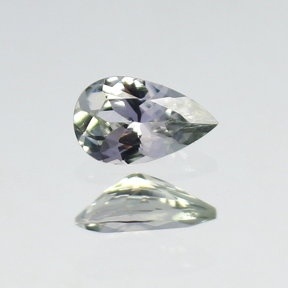 Natural Unheated Tanzanite 0.62 Carat 7.5x4.5 MM Pear Shape Faceted Gemstone